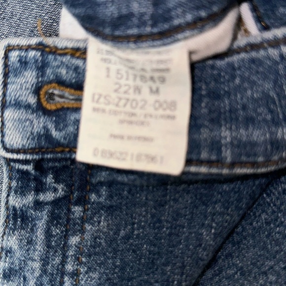 Lee Rider Capri Jeans Women’s Straight Leg Size 22W with Stretchable Waist - Picture 13 of 14